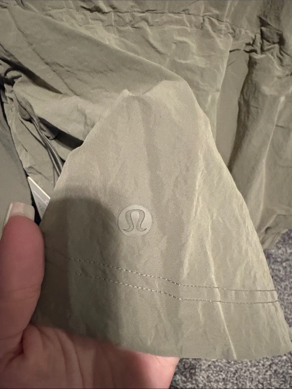 Lululemon Crinkle Nylon Cinchable Jacket